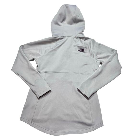 The North Face Momentum Hoodie Sweater Women Medium Gray Full Zip Used - Picture 2 of 5